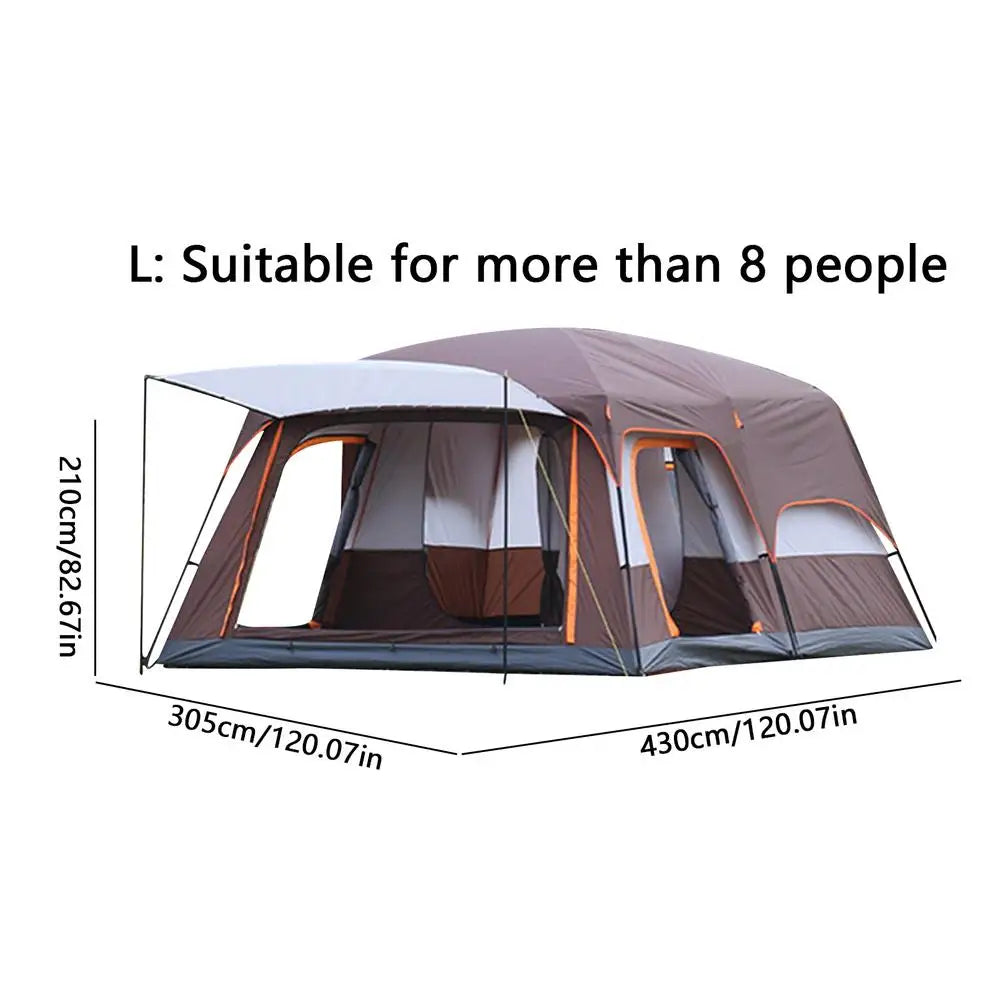 Spacious Waterproof Family Dome Camping Tent