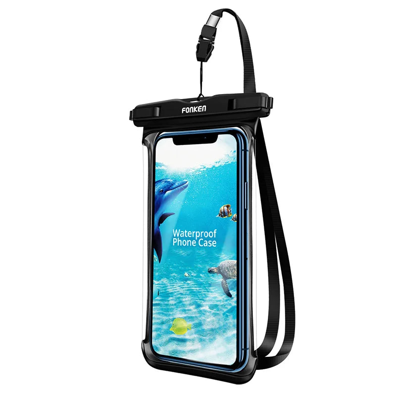 FONKEN Waterproof Underwater Phone Case for iPhone, Samsung, Xiaomi