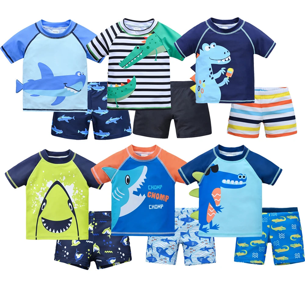 Cool Print Boys' Swimwear Set