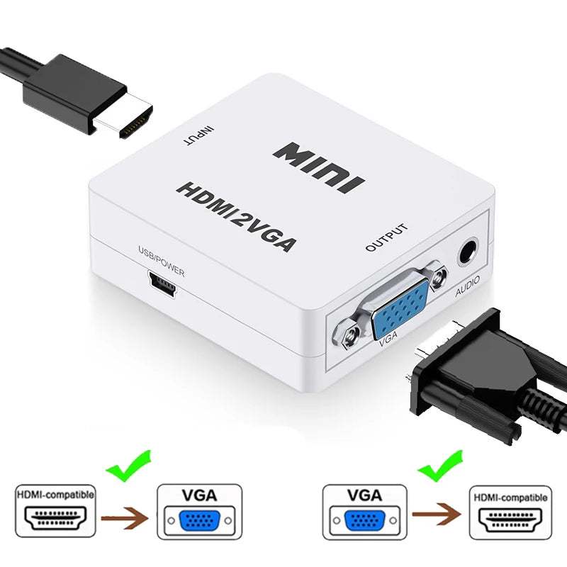 HDMI to VGA Converter with Audio