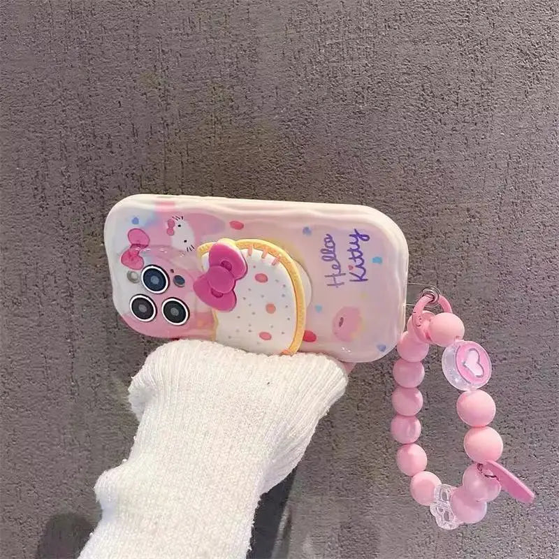 Kuromi Hello Kitty Bracelet Case - iPhone 16/15/14/13/12/11 Pro Max