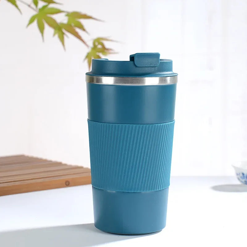 380ml/510ml Stainless Steel Thermal Coffee Mug – Travel Car Insulated Cup