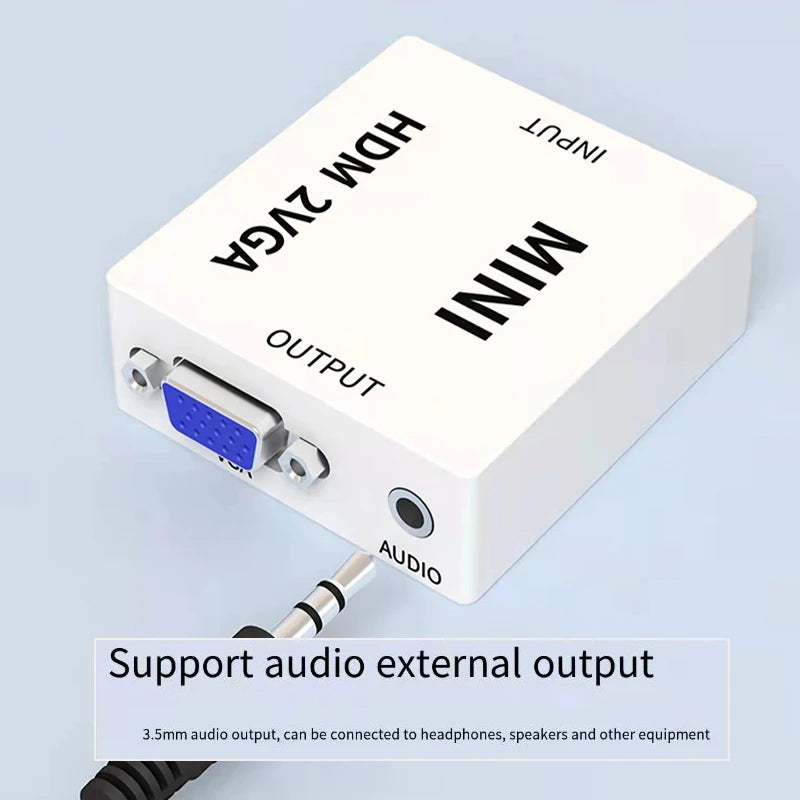 HDMI to VGA Converter with Audio