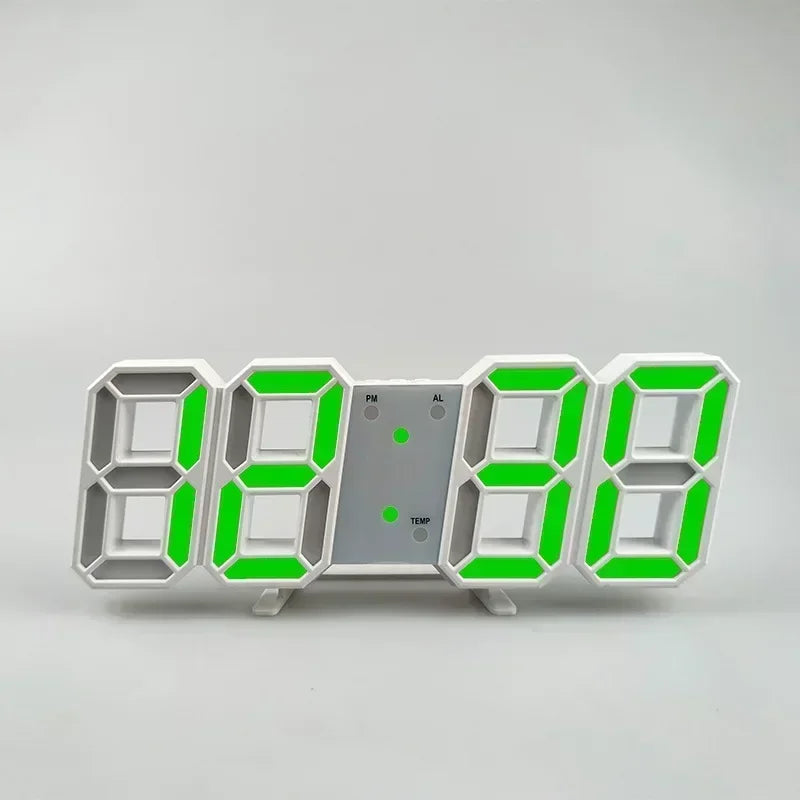 3D LED Digital Alarm Clock for Home & Office