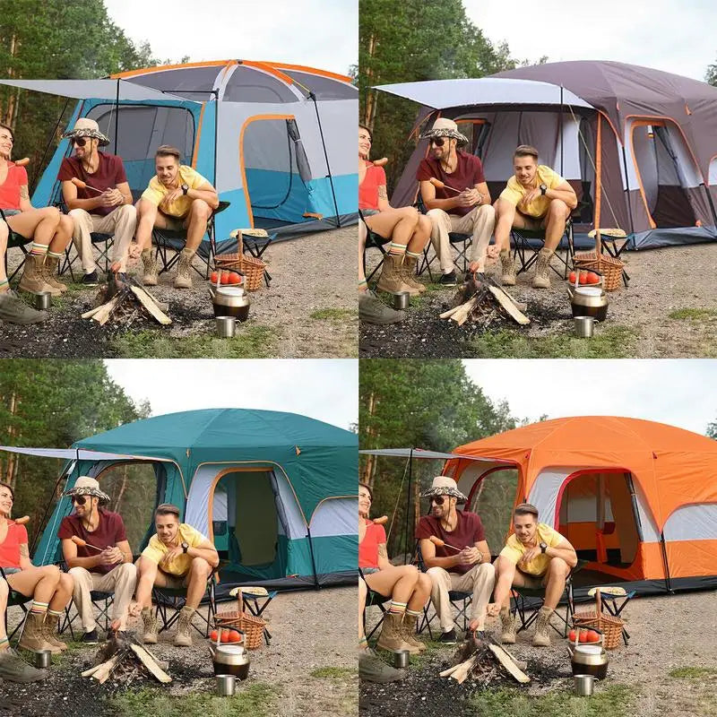 Spacious Waterproof Family Dome Camping Tent