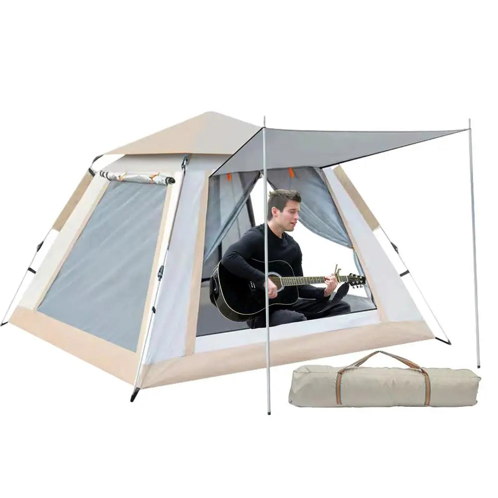 Automatic Beach Tent for 4-6 People – Quick Opening & Waterproof