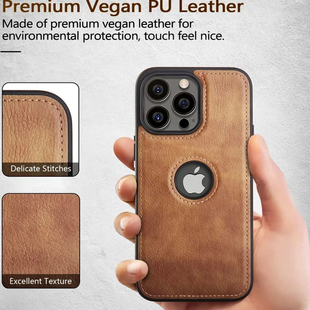 Ultra Thin Leather iPhone Case Protection.