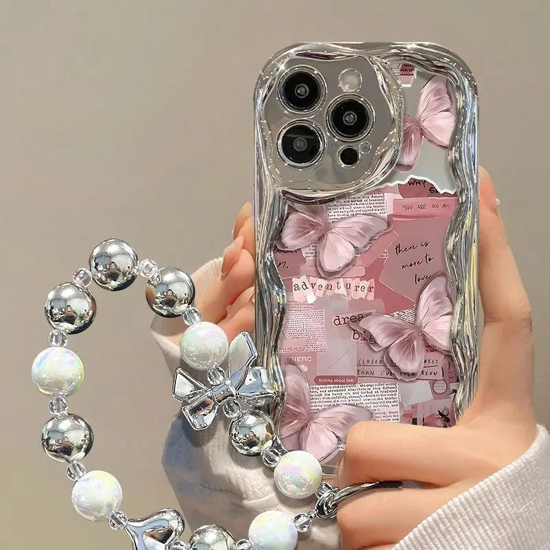 China-Chic Butterfly iPhone Case for 7-15 Pro Max, XR, XS, SE