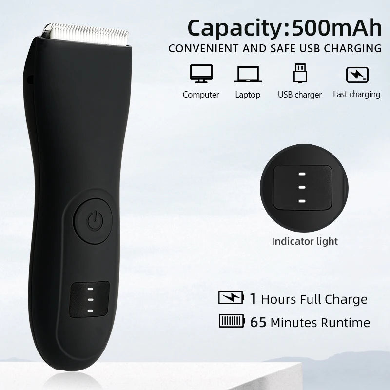 Versatile body hair trimmer for all.