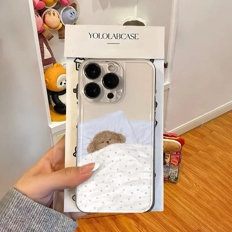 Angry Cat iPhone Case Clear Fundas for 11-15 Pro Max, Mini, SE, XS, XR