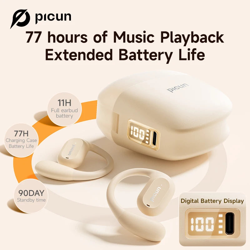 Picun H1 OWS Bluetooth 5.3 Wireless Earphones