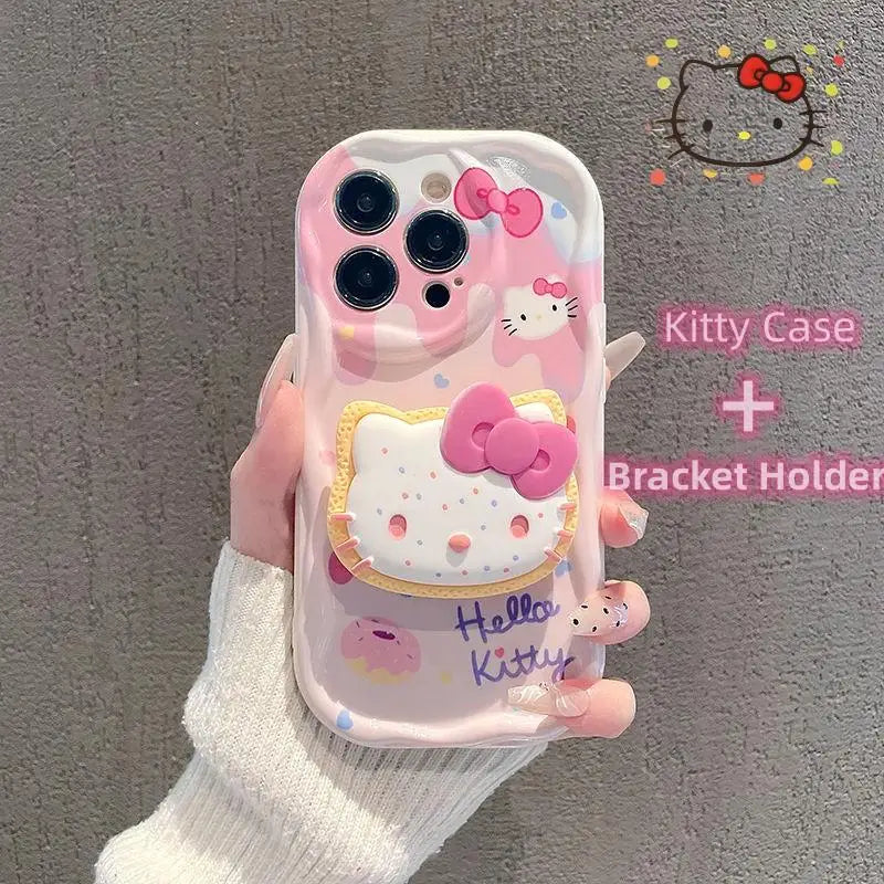 Kuromi Hello Kitty Bracelet Case - iPhone 16/15/14/13/12/11 Pro Max