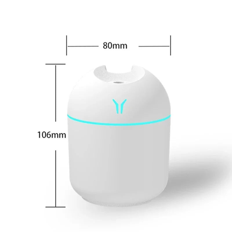 250ML USB humidifier: aromatherapy, home, car.