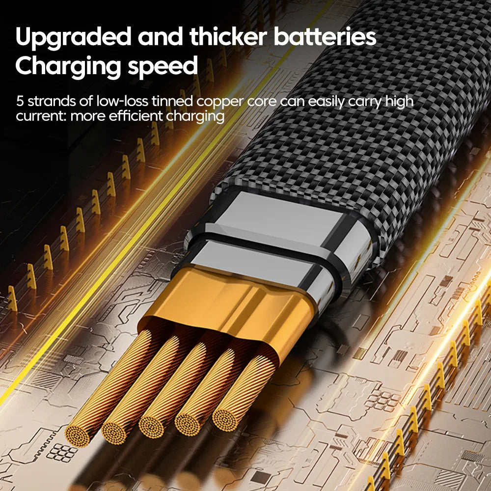 4-in-1 100W USB Type-C Fast Charging Cable