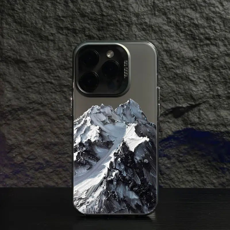 Beautiful Snow Mountain iPhone Case - Soft Anti-Fall Back Cover