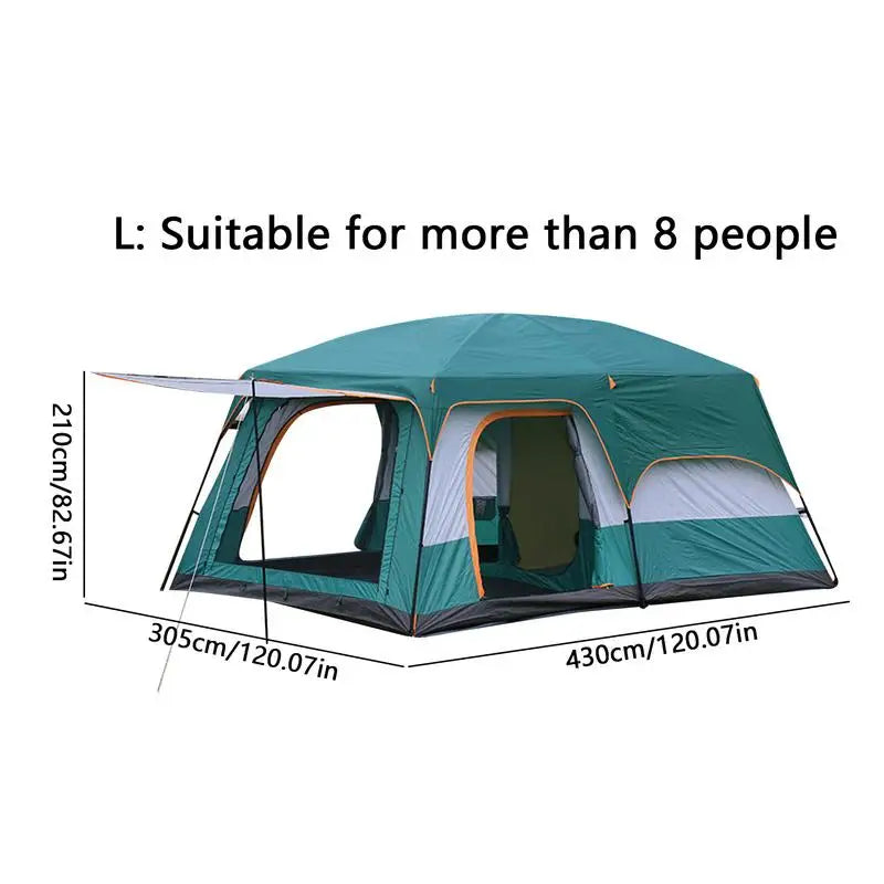 Spacious Waterproof Family Dome Camping Tent