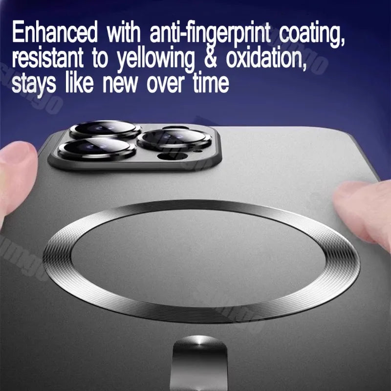 Luxury MagSafe Matte Silicone Case - iPhone 16/15/14/13/12/11 Pro Max