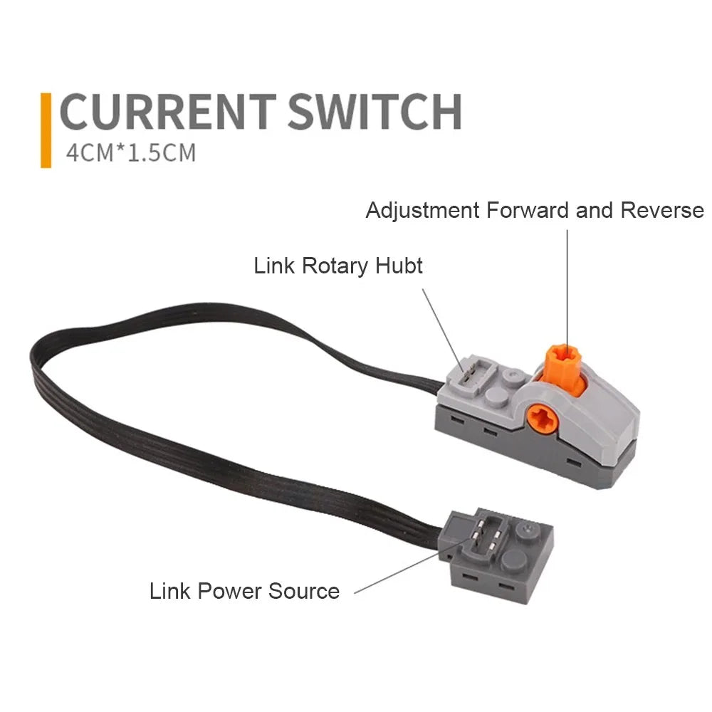 Power Functions MOC: Motor Tech & Control with AA Battery Box