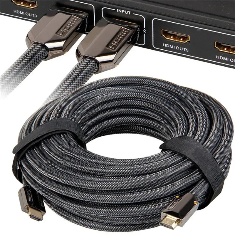 Flat HDMI-Compatible Cable for Xiaomi Mi Box PS5 Dolby - Various Lengths