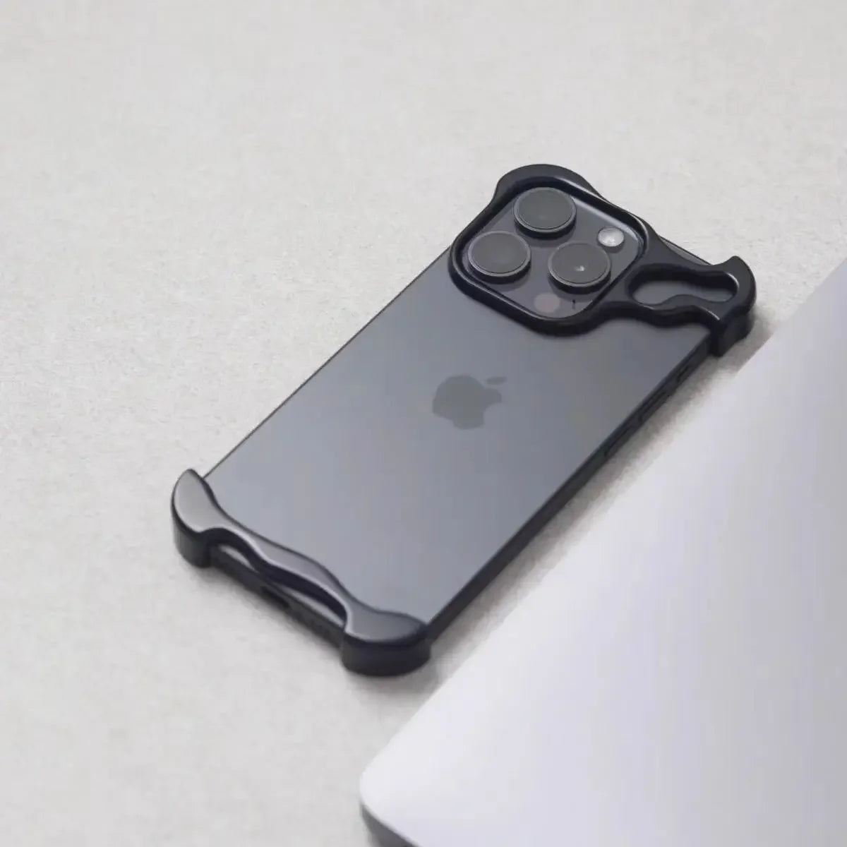 Luxury irregular aluminum alloy bumper case.