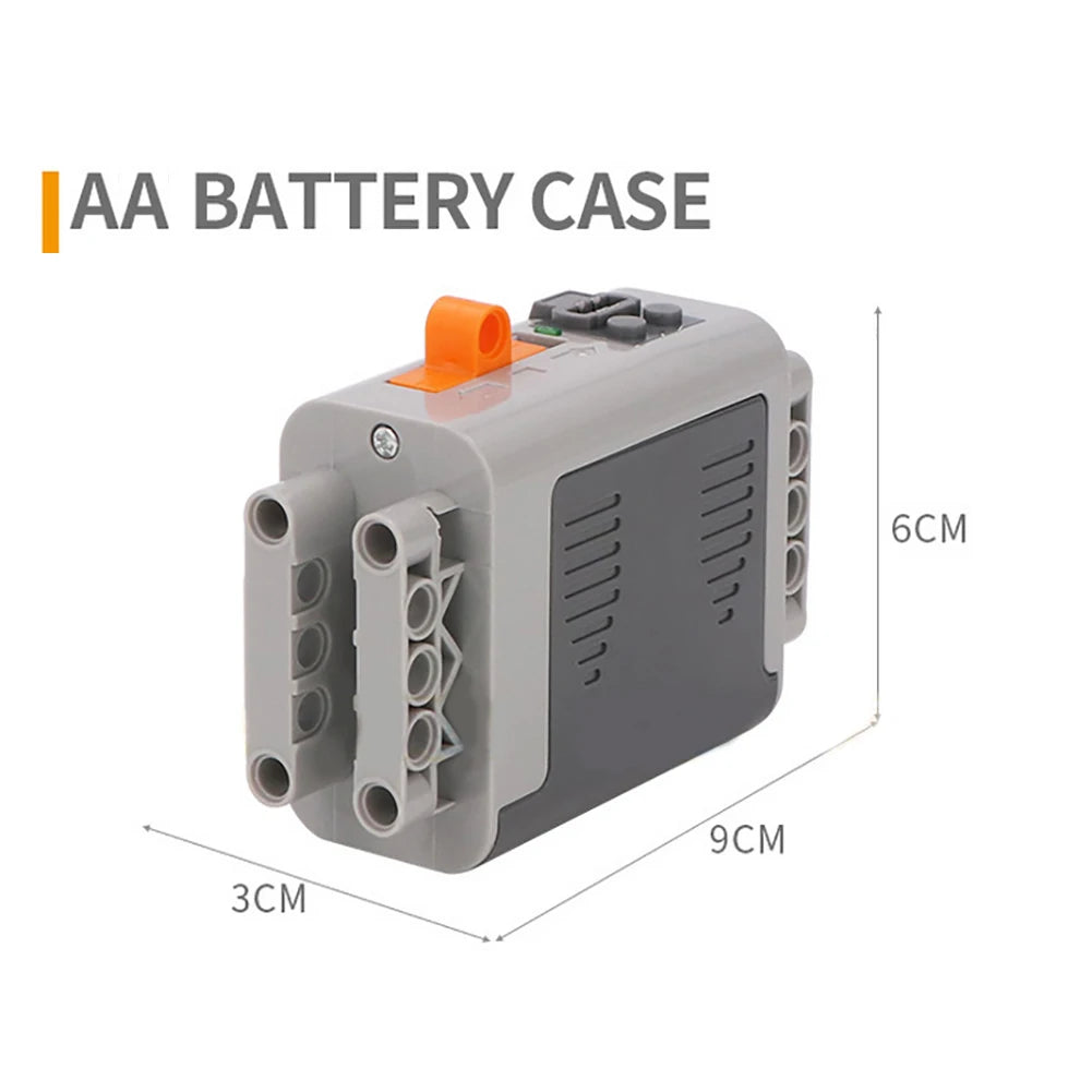 Power Functions MOC: Motor Tech & Control with AA Battery Box