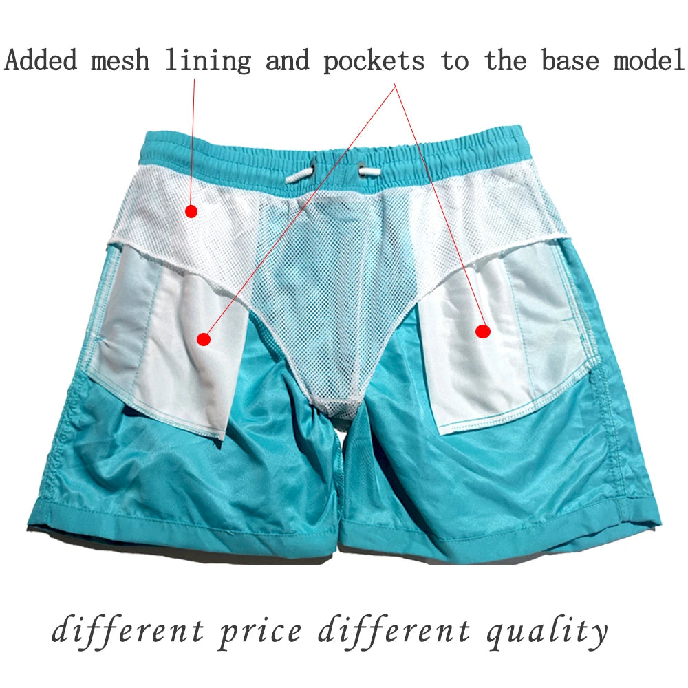 Men's Quick-Dry Swim Trunks with Pockets