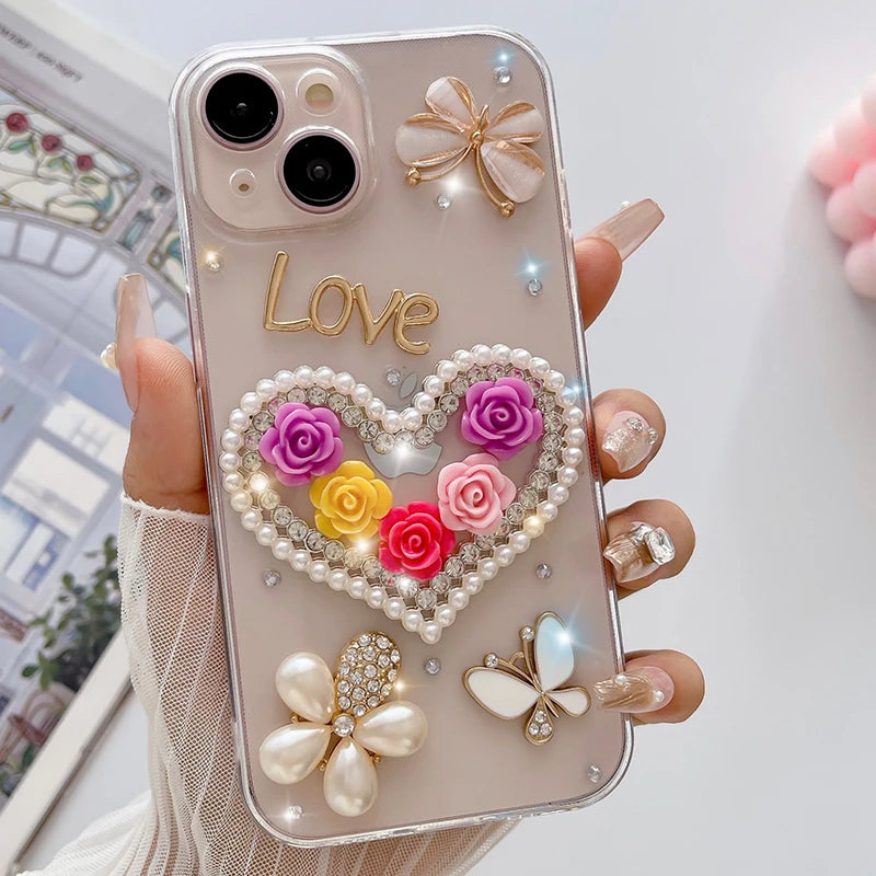 Handwork Glitter Shine iPhone Case - Luxury Fashion Cover