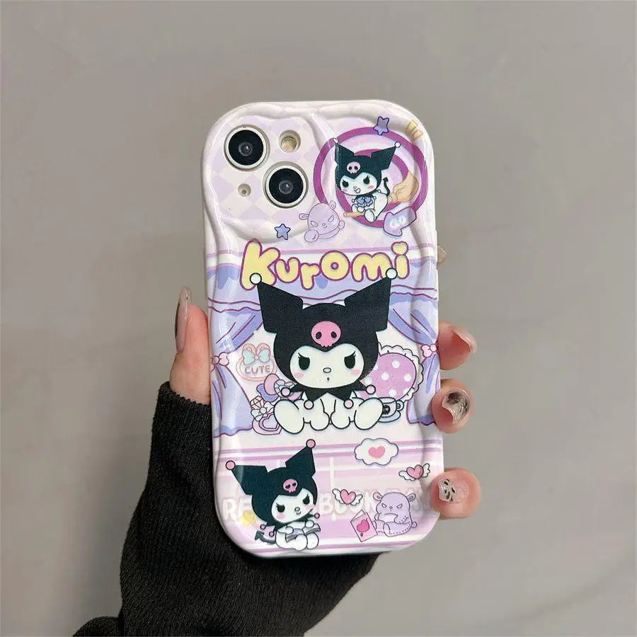 Kuromi Hello Kitty Bracelet Case - iPhone 16/15/14/13/12/11 Pro Max