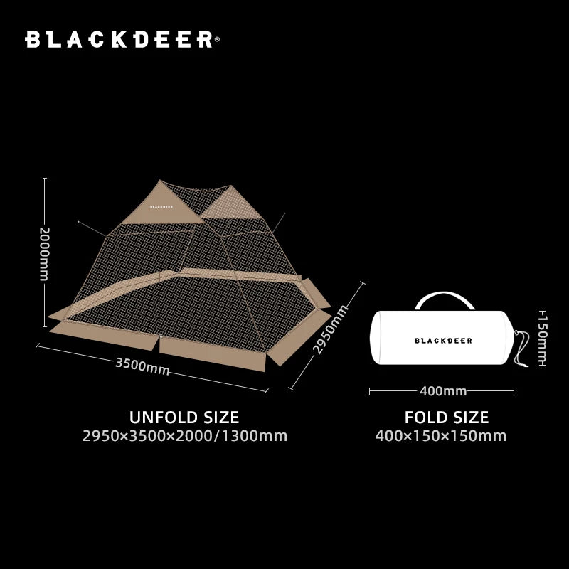 BLACKDEER Summer Canopy Mesh Tent