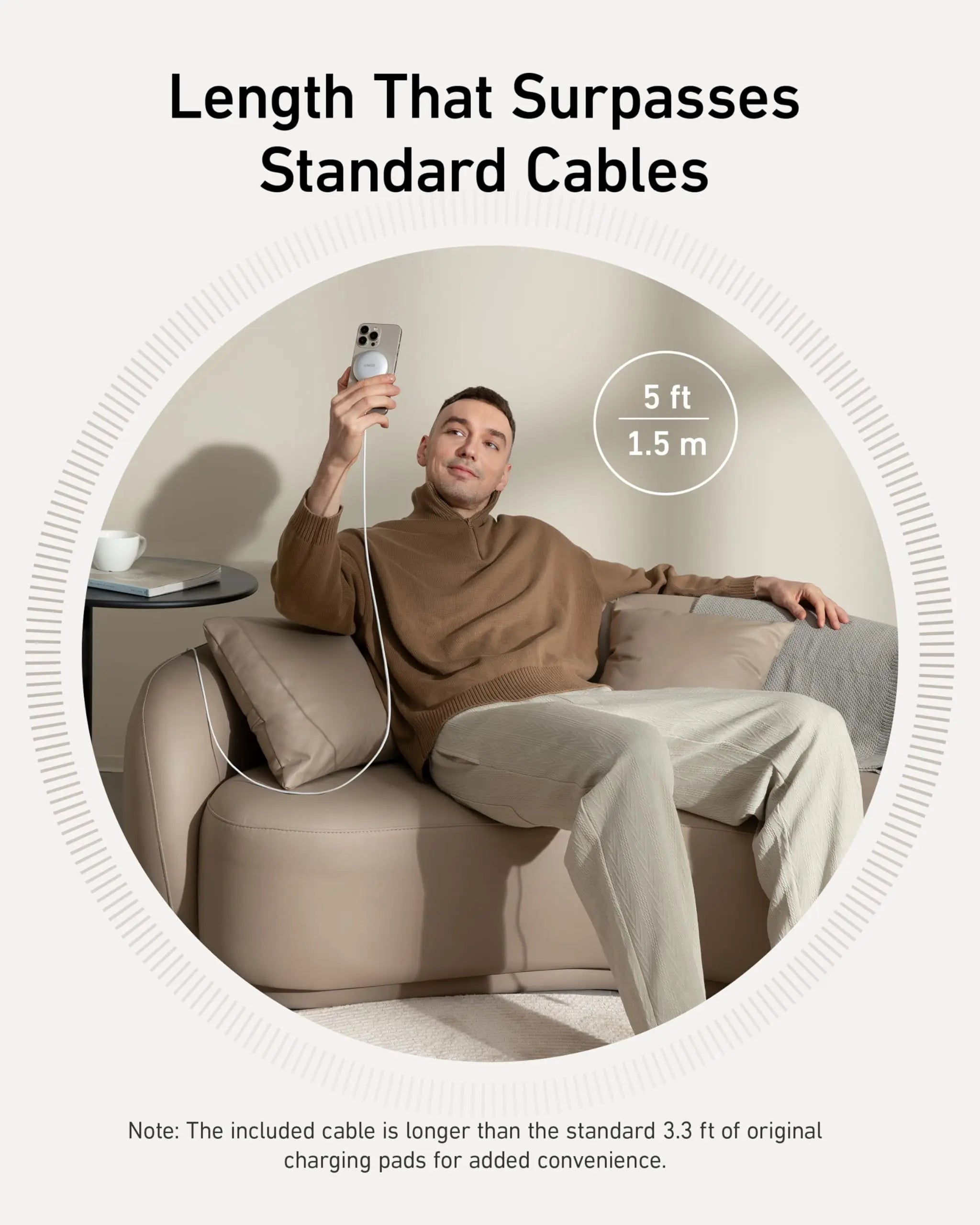 Anker MagGo 15W Wireless Charger: Qi2 Certified for iPhone 15-12