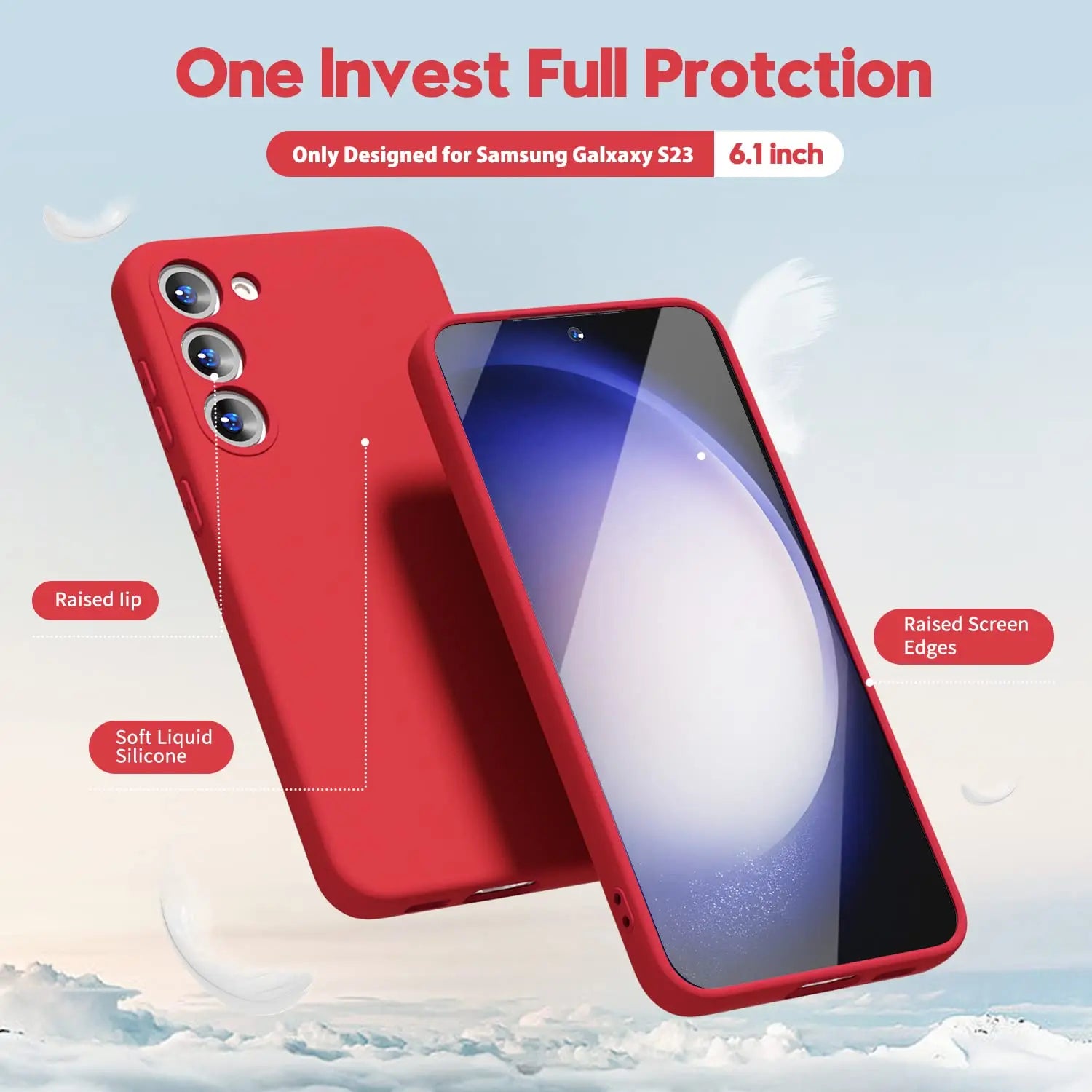 Silicon Shockproof Phone Case for Samsung Galaxy A Series - 5G Back Cover