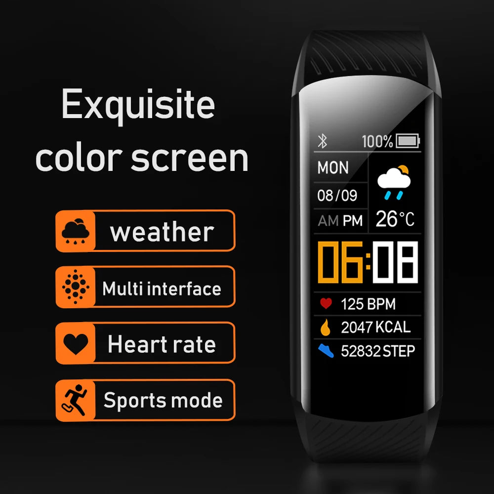 2024 Fitness Smartwatch - Heart Rate Monitor, Waterproof, for iPhone & Android