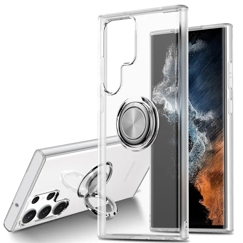 Magnetic Metal Ring Holder Samsung Galaxy Phone Case