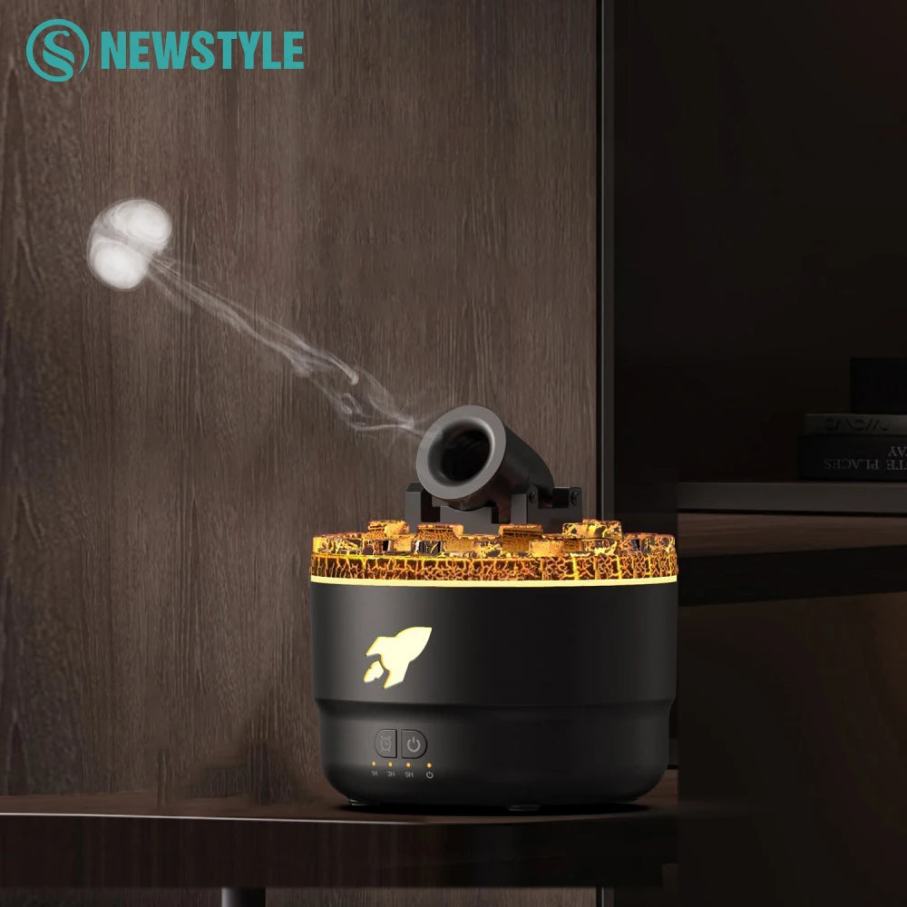 Cannon Jellyfish Spray Aromatherapy Diffuser with 7-Color Night Light