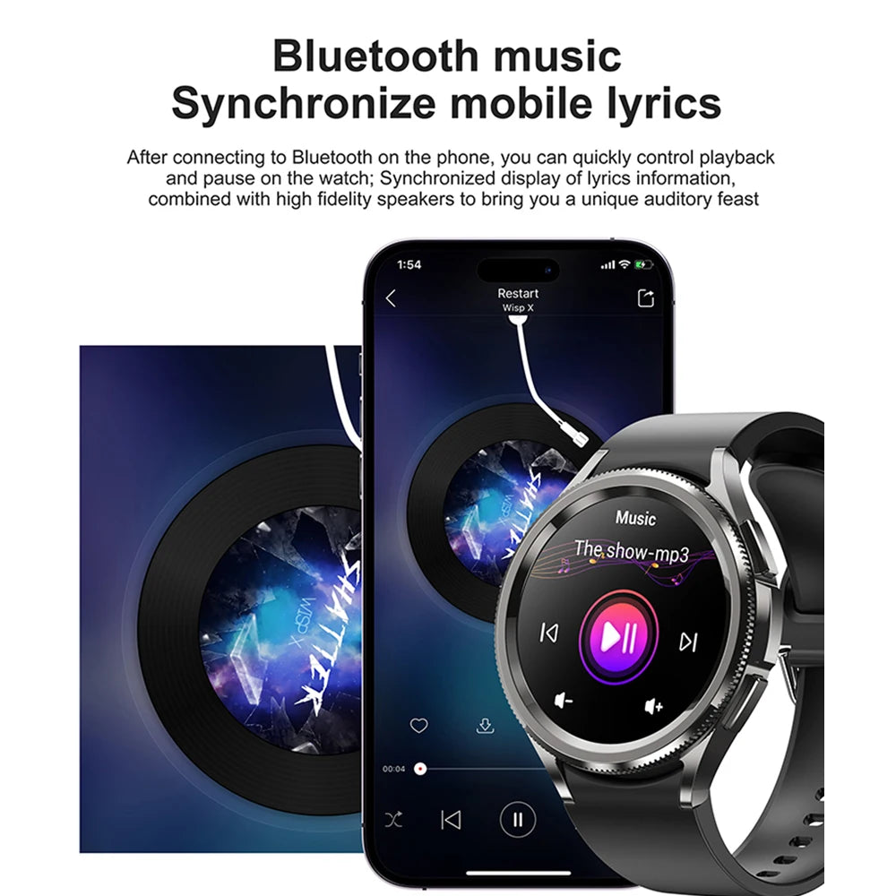 Samsung Galaxy Watch6 Classic - GPS, Heart Rate, Bluetooth Call, Waterproof 2024