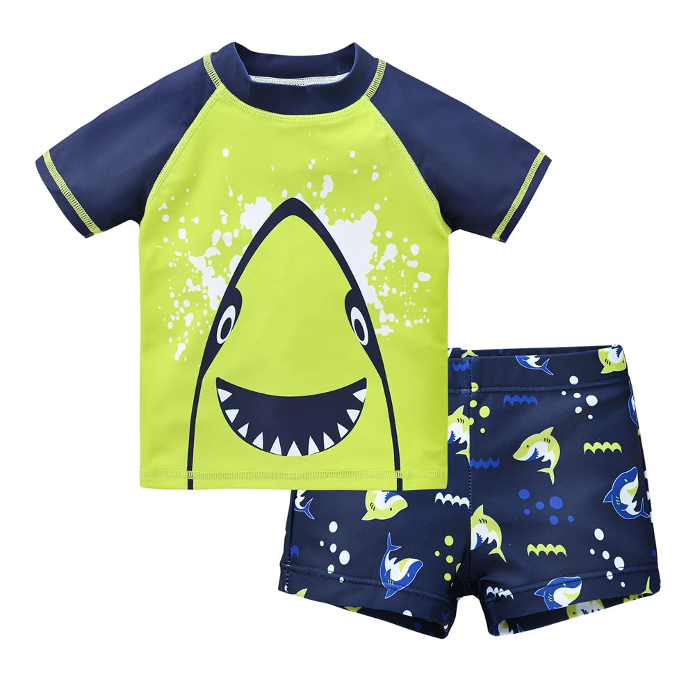 Cool Print Boys' Swimwear Set