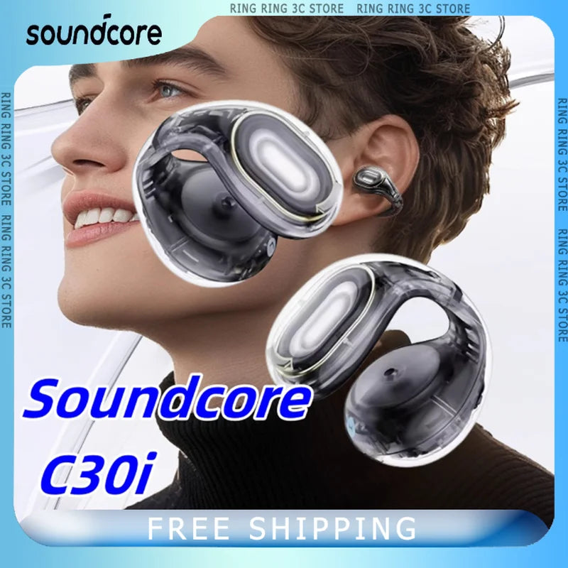 Soundcore C30i Open Ear Bluetooth Earbuds – IPX4 Waterproof