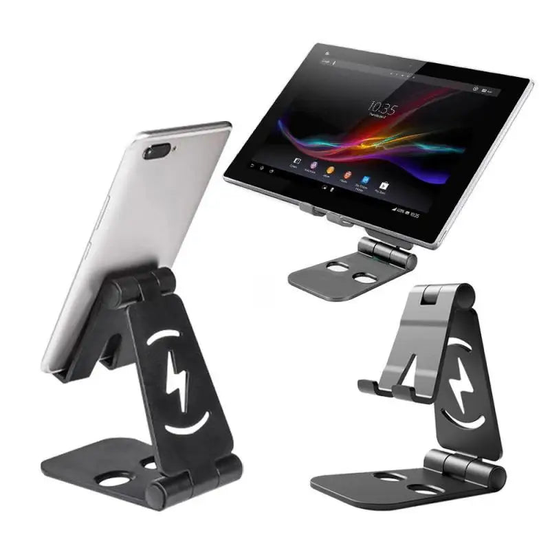 Adjustable Mobile Phone & Tablet Charging Stand with Storage