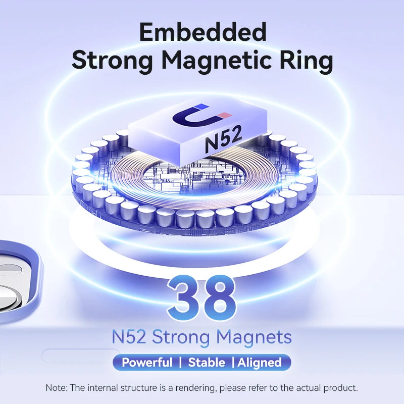 Vention Liquid Silicone Magnetic iPhone Case for 13-15 ProMax, Wireless Charging