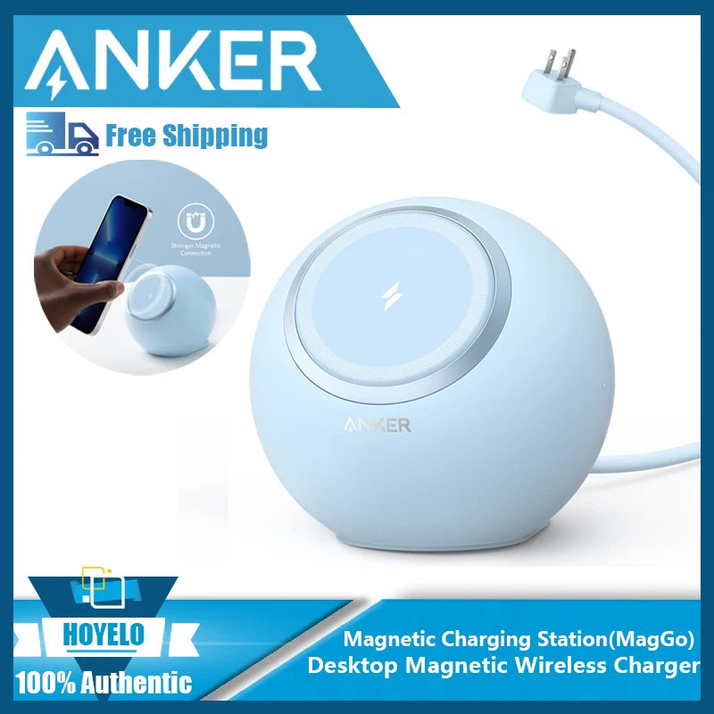 Anker MagGo 637 Magnetic Wireless Charging Station – 8-in-1 for iPhone 15-12