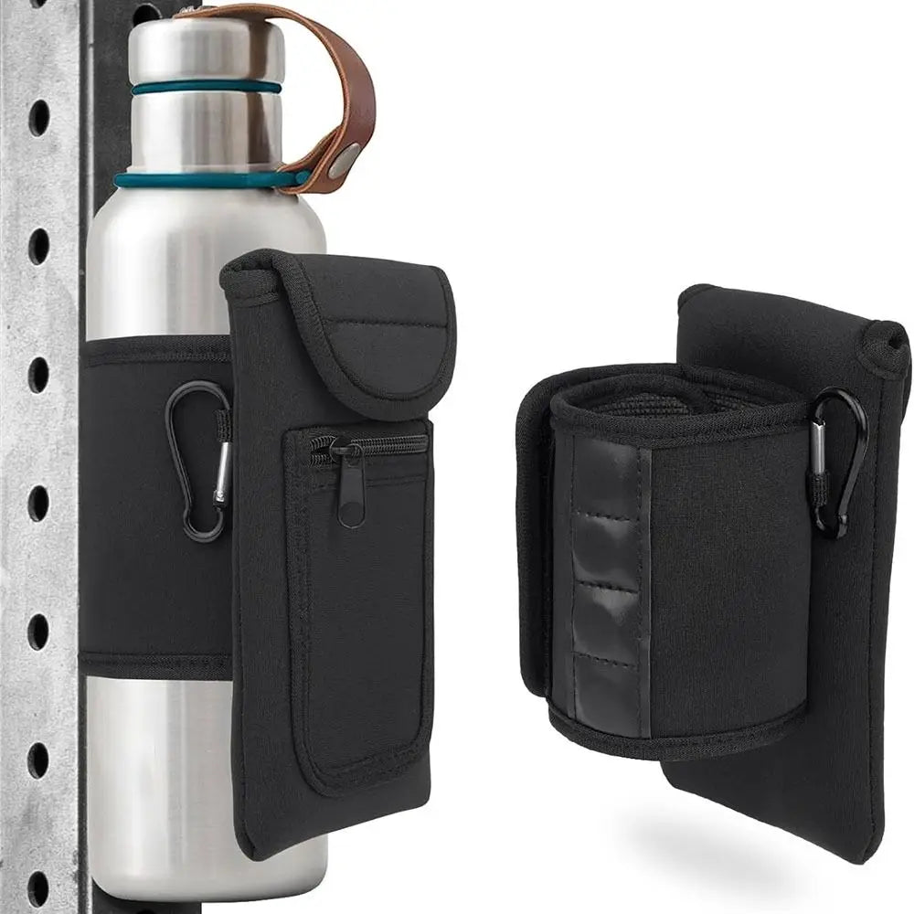 Magnetic Gym Water Bottle Holder with Built-in Magnet Sleeve