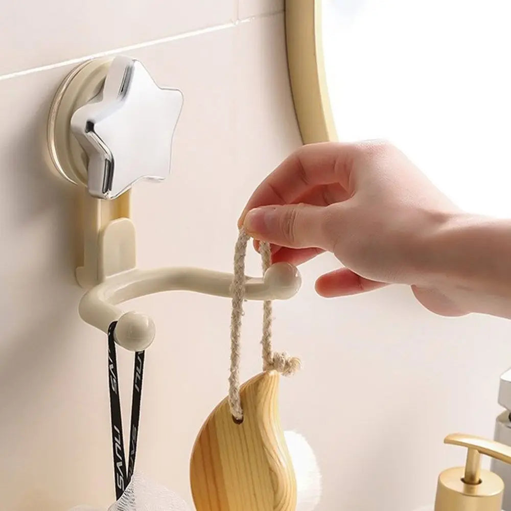 Multifunctional Suction Cup Double Hooks for Wall Hanging