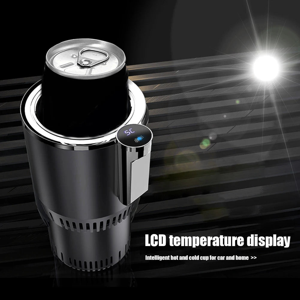 Car Cooling Cup 12V 36W 2-in-1 Car Office Cup Warmer Cooler Smart Cup Mug Holder Tumbler Cooling For Drink Can Baby Bottle