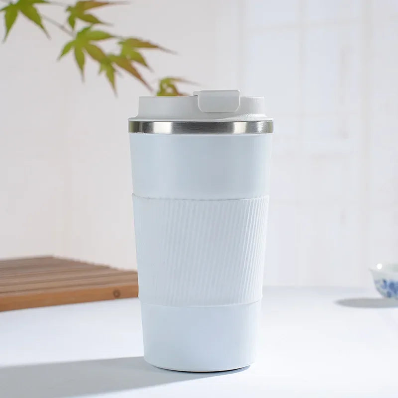 380ml/510ml Stainless Steel Thermal Coffee Mug – Travel Car Insulated Cup
