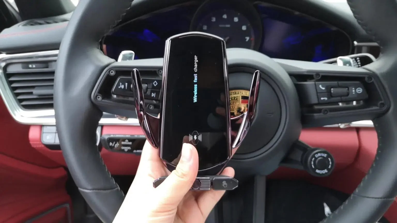 50W Wireless Car Charger for Samsung & iPhone