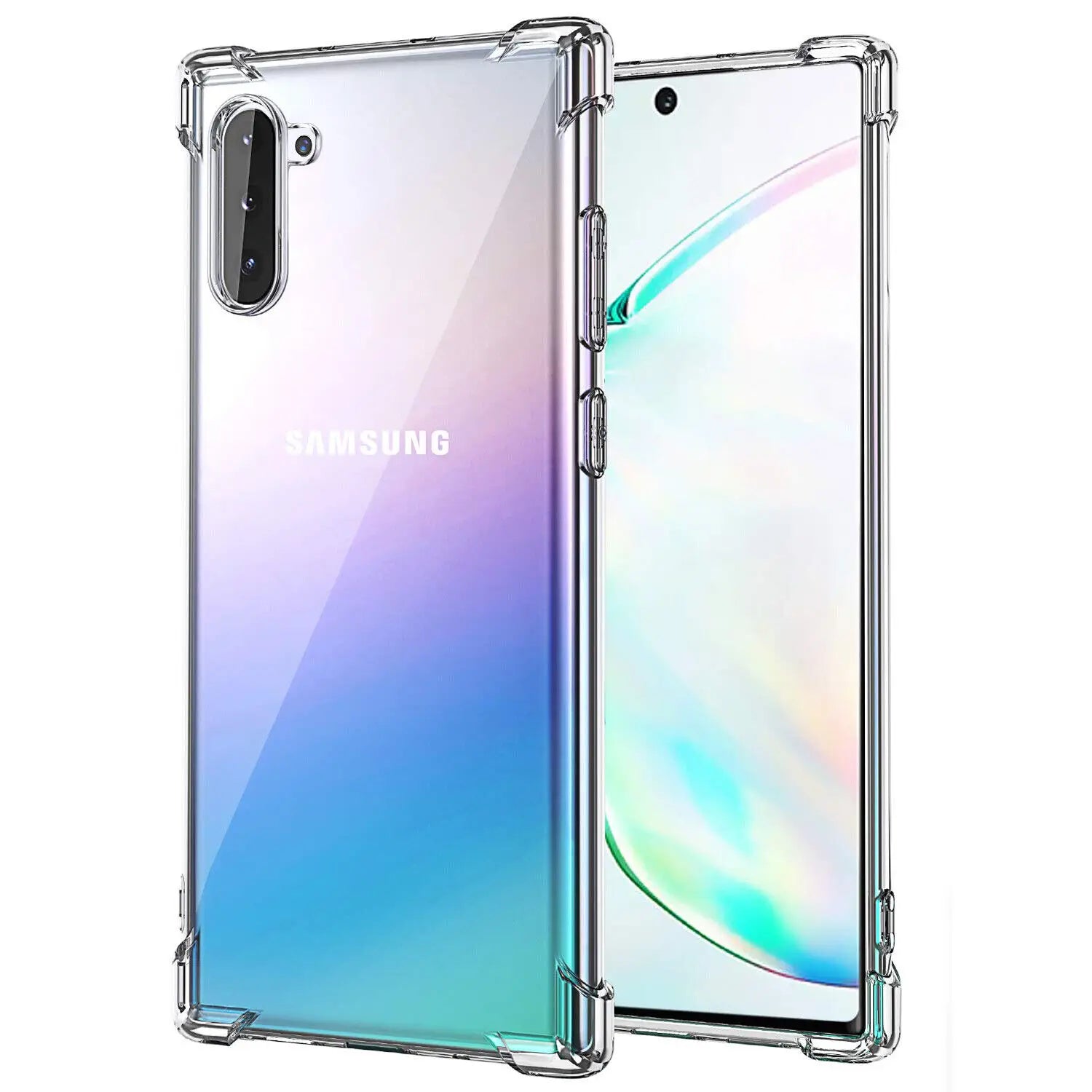 Clear Shockproof TPU Case for Samsung Galaxy S9-S20 & Note 9-20