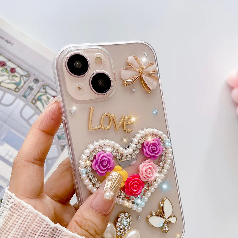 Handwork Glitter Shine iPhone Case - Luxury Fashion Cover