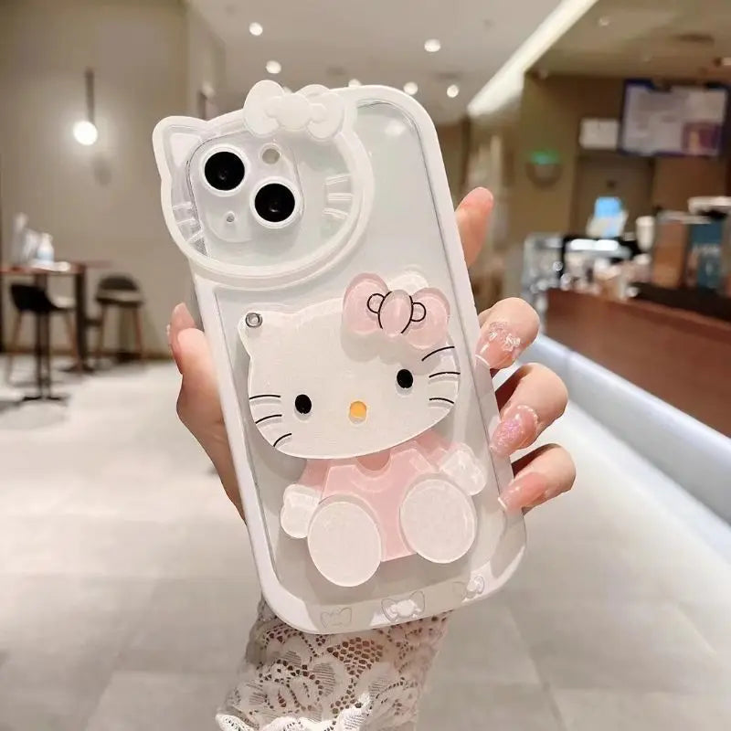 Hello Kitty Kawaii Pink Phone Case – Cute Y2K Cover for iPhone