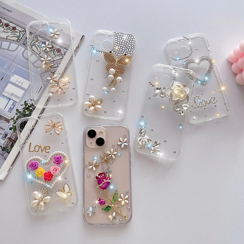 Handwork Glitter Shine iPhone Case - Luxury Fashion Cover