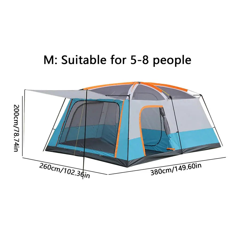 Spacious Waterproof Family Dome Camping Tent